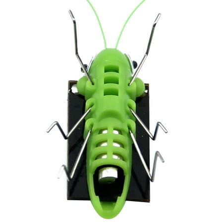 Creative and Interesting Solar Robots Insects waiwai Decompression Toys Grasshopper and Grasshopper Children’s Educational Toys Yellow 